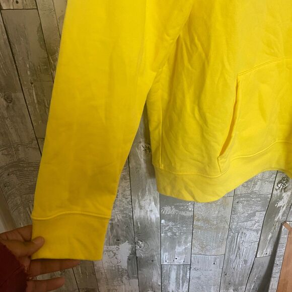 GAP yellow lightweight spell out hoodie L - Picture 5 of 8